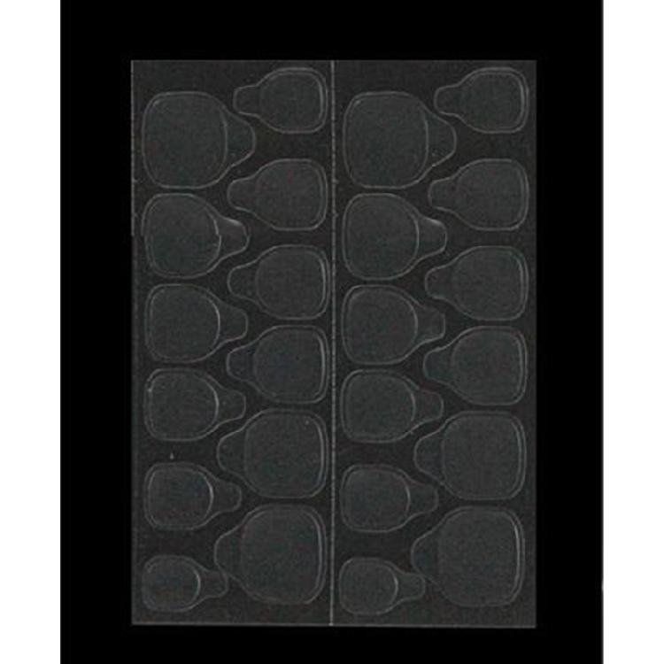 24 buc. Unghii False Acoperire Completă Unghii False Elegante Franceze Scurte Coffin