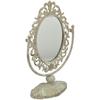 Standing Dressing Table Mirror with Carved Frame