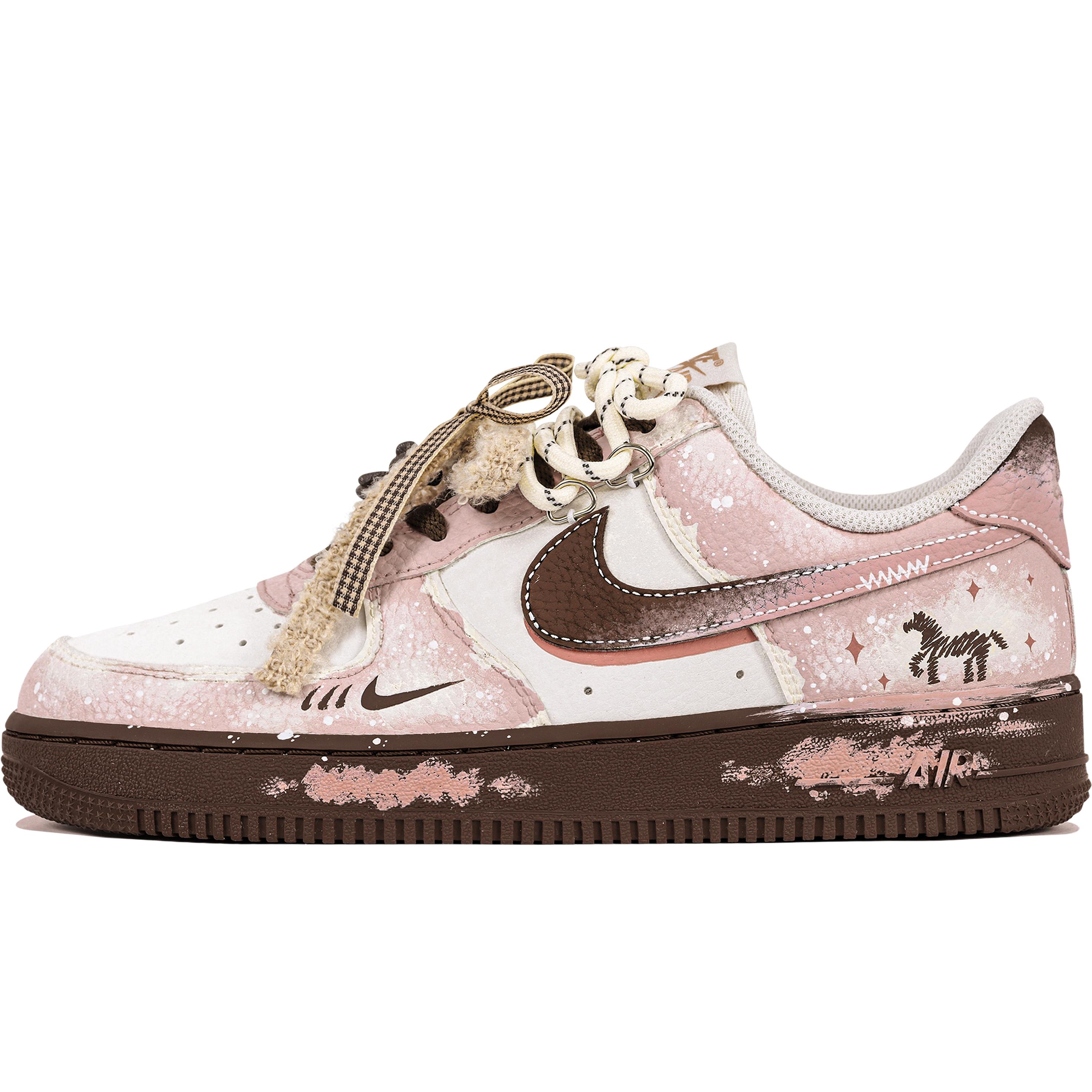 

Nike Air Force 1 Skateboard Shoes Women s Low Top Brown IM3378-122(Team739-) 36.5