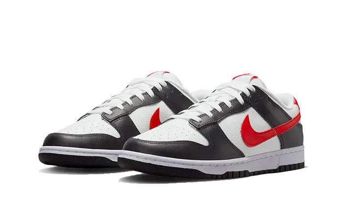 Dunk Low Black White Red