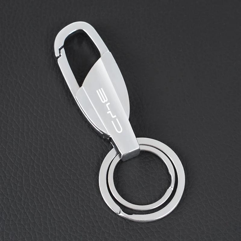 Premium Auto Parts Keyring VXJR Holder for BYD Shark Dolphin Mini Sealion 6 7 Atto 3 Seal U Han Tang Interior Accessories