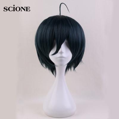 Anime Danganronpa V3: Killing Harmony Saihara Shuichi Kort Paryk Cosplay Kostume Dangan Ronpa Varmebestandigt Hår Mænds Parykker