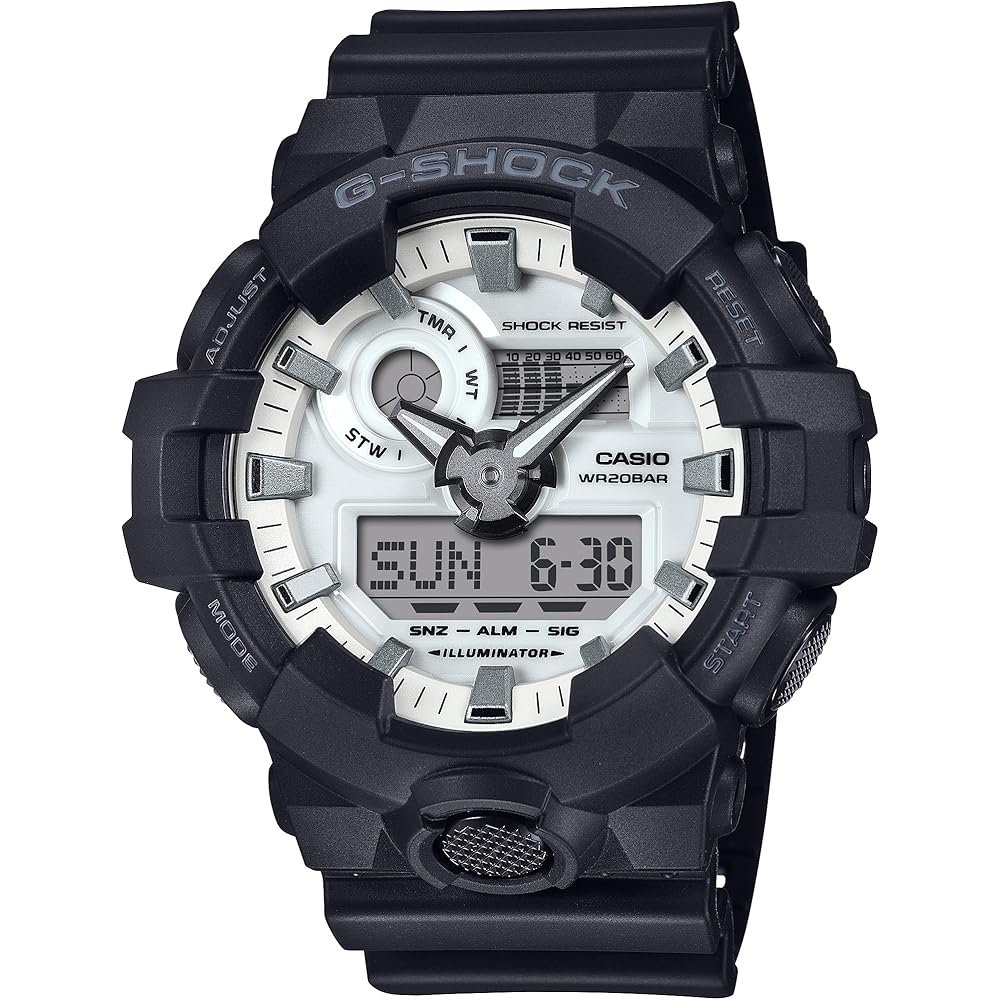 Мужские часы Casio G-Shock GA-700WD-1A Нержавеющая сталь Аналогово-цифровые Водонепроницаемые