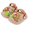 Capybara Boys' Closed-Toe Summer Sandals: Non-Slip Indoor Baby Shoes with Soft Soles.