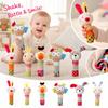 Baby Rattle Stick Toy for Infant Hand Grasping and Soothing Boys and Girls