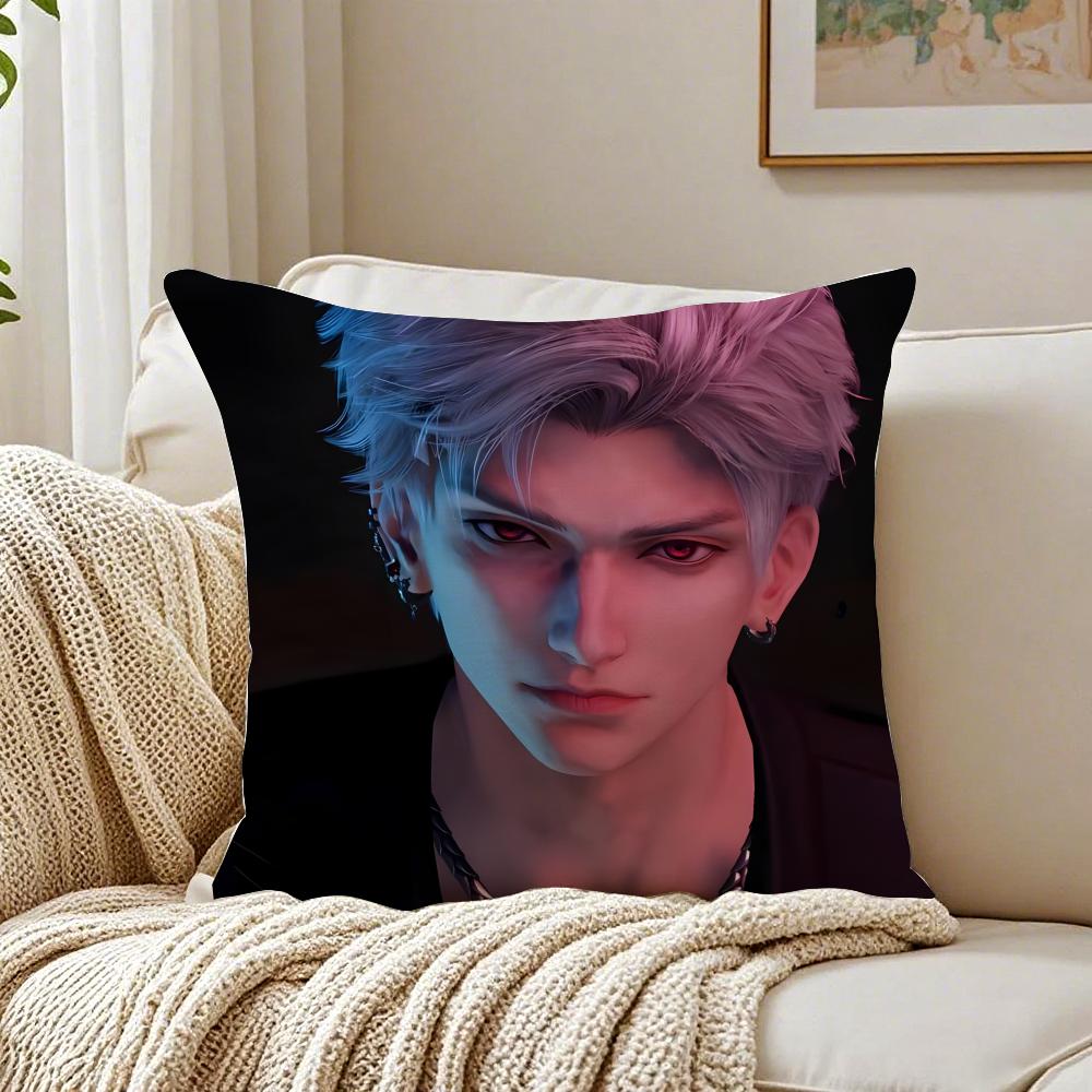 1PCS Romantic LLove And Deepspace Icons Cushion Cover Pillowcase Antidustmite Living Room Sofa Decor Cushion Room