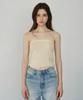 CITTA Double Layered Vneck Tube Top Knit Set_Ctk258(5Color)