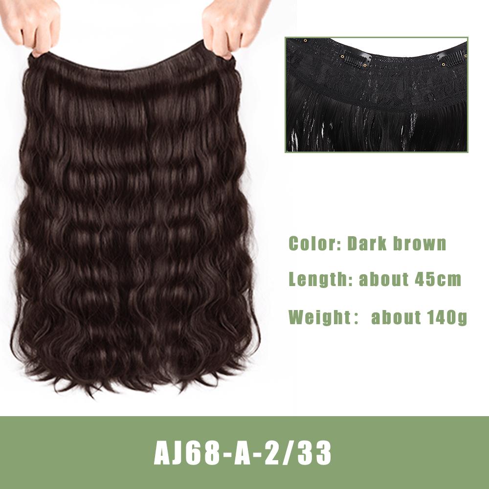 

Хвилясте синтетичне нарощене волосся 18/22/26 дюймів, 4 затискачі, термостійка довга перука, перука з високотемпературного волокна