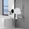Hair Dryer Holder, Wall Mounted Hair Dryer Holder, No Drilling, Hair Tool   with Space Saving Design, for Bathroom