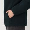 MUJI Boa Fleece Dark Size S Women's Jacket, Navy, (BB2QIA4A)
