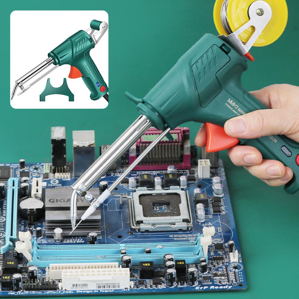 Electric Soldering Iron Gun Hand-Held Internal Heating Soldering Iron Automatically Send Tin Gun Soldering Welding Repair Tool