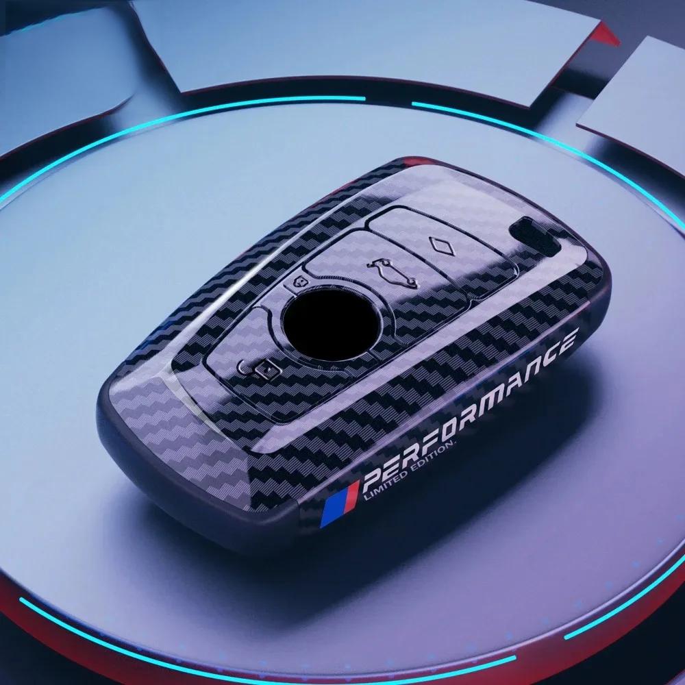 

ABS Carbon Fiber Car Key Cover Case For Bmw F20 F30 F31 F34 F10 F11 F25 I3 M3 M4 F15 F16 3 5 Series GT Car-Styling Accessories