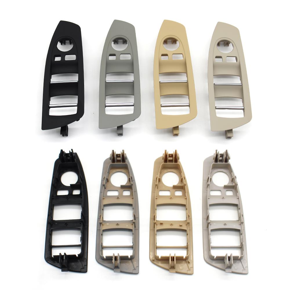 Upgraded Car Interior Front Door Window Control Lifter Switch Cover Panel Trim For BMW 7 Series F01 F02 730 735 740 745 750 760