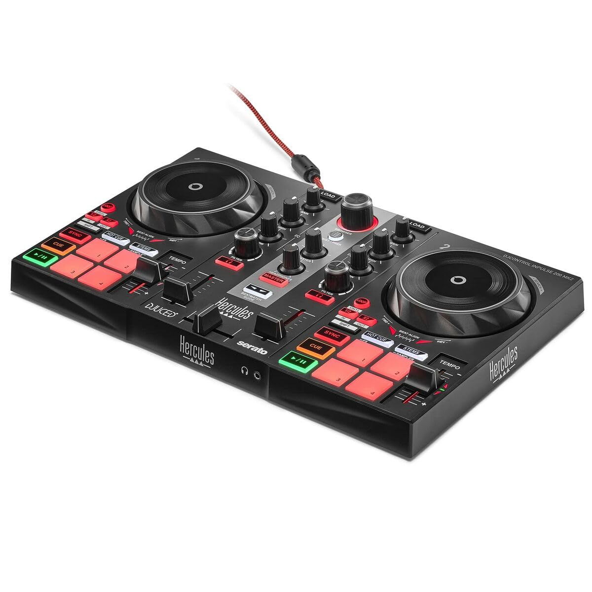 HERCULES DJControl Inpulse 200 MK2 DJ-контроллер serato для