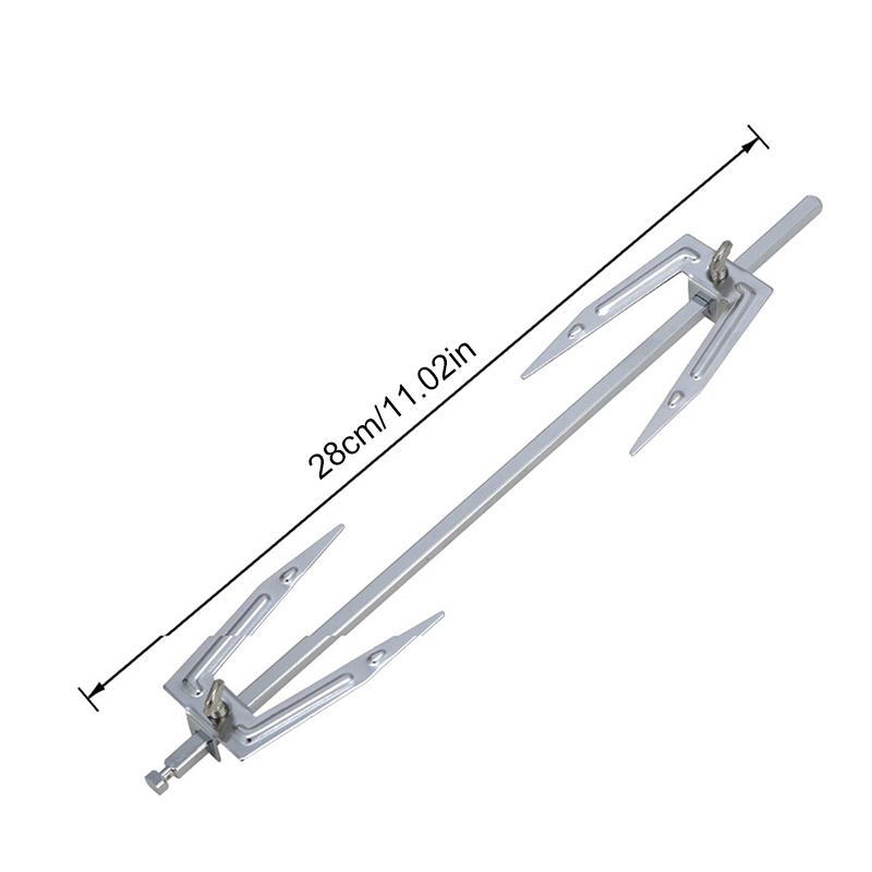 Stainless Steel Roast Rack Chicken Skewer Cook Oven and Air Fryer Rotisserie Accessories BBQ Grilled Chicken Fork Camping Tools