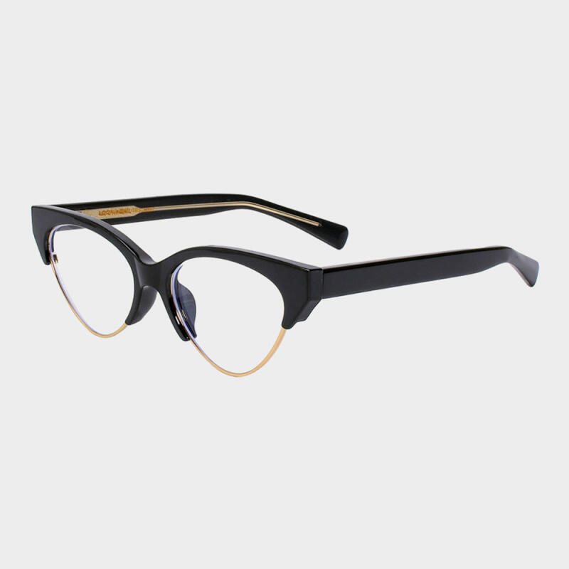 The Classic Z1017 C1 Black Acetate Horn-Rimmed Glasses