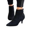 Scarpe nuove da donna per autunno e inverno, stivaletti corti popolari e stivaletti alla caviglia slim, stivaletti a punta singoli