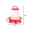 1Set Automatic Chicken Feeder Bucket with Legs Rooster Hen Feeding Device Farm Animal Poultry Quail Pigeon Feeding Supplies