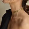 Meier Nische Design des gleichen Mode-Textur vergoldetes Armband, Halskette Choker Schlüsselbein