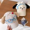[ZYAS]Cute Embroidered Dog Baseball Cap Breathable Korean Style Cartoon Sun Hat Sunscreen Y2k Peaked Cap