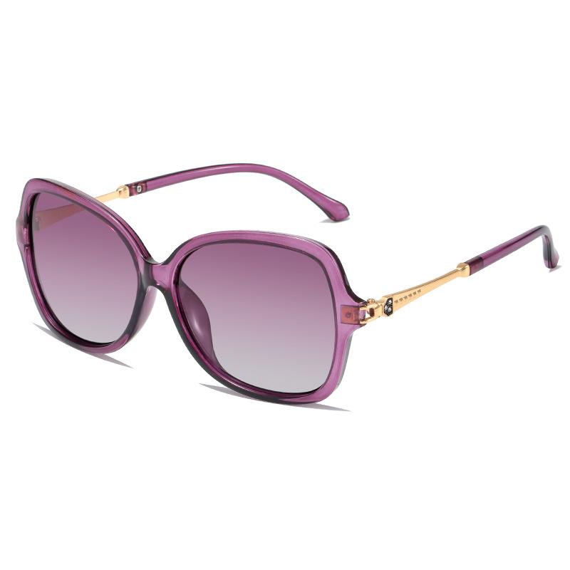 Sunglasses for women's new trendy anti-ultraviolet polarized light, small face, driving myopia sunglasses