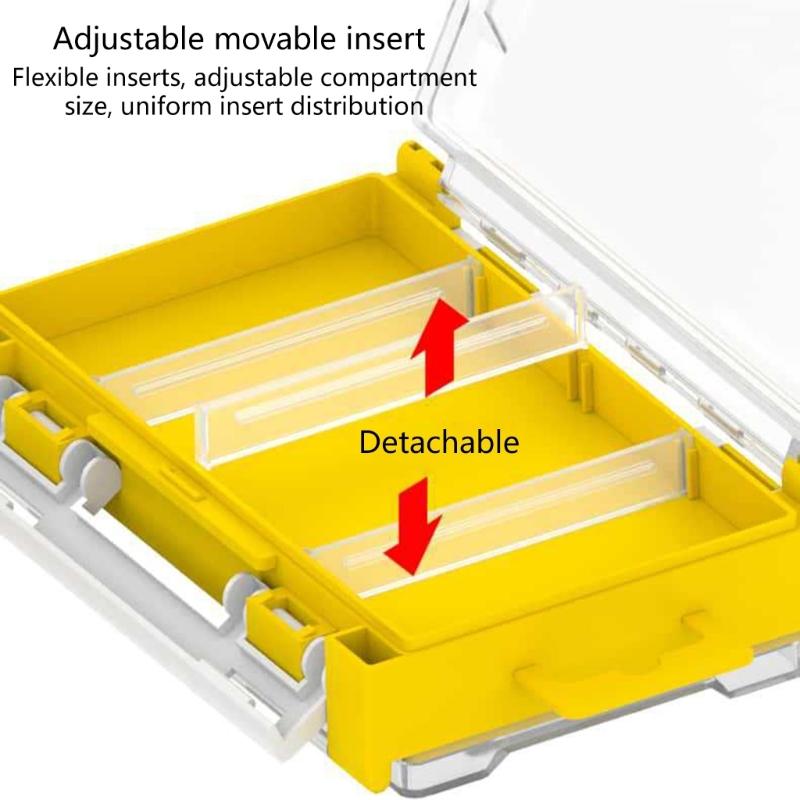 Organizers Lure Organizers Clear Tray Tool Box Baits Separator Fishing Tackle Box Lure Storage Box Trays