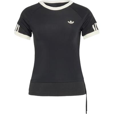 Originals Cali Daily Prosty T-shirt z krótkim rękawem raglanowym w paski, dopasowany, damski, top KW4528