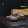 Inner height increase American retro Forrest Gump shoes 2025 summer new thick-soled ugly cute big head shoes leather casual sports shoes