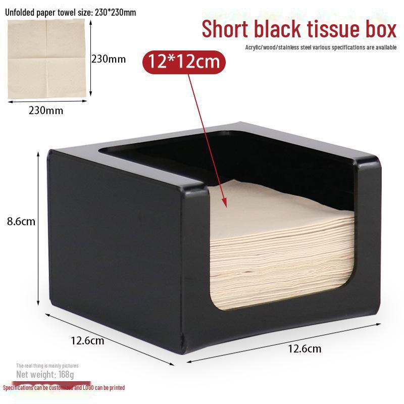 Square Tissue Box - Restaurant & Hotel Napkin Holder