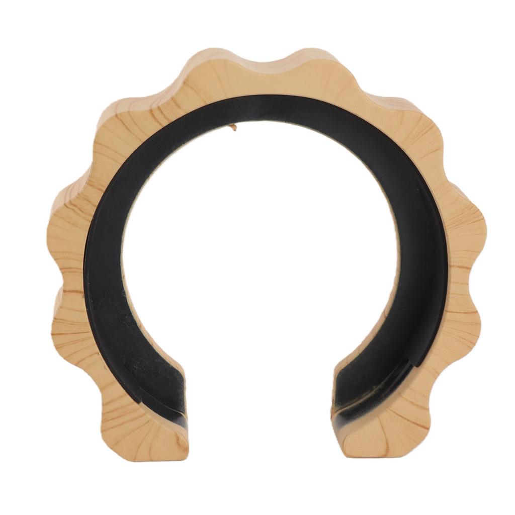 58MM Grouphead Cover Fit for E61 Series Coffee Machine Brewing Head Anti Scalding Ring Beech Wood Color
