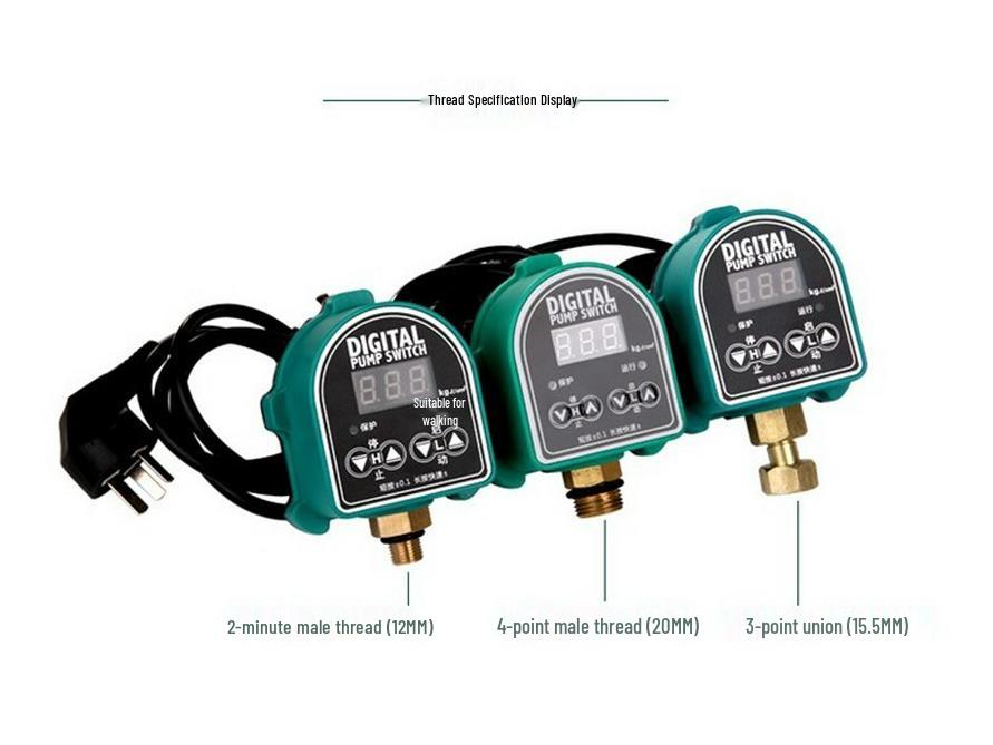 Digital Display Low Water Protection Smart Pressure Controller for Pumps