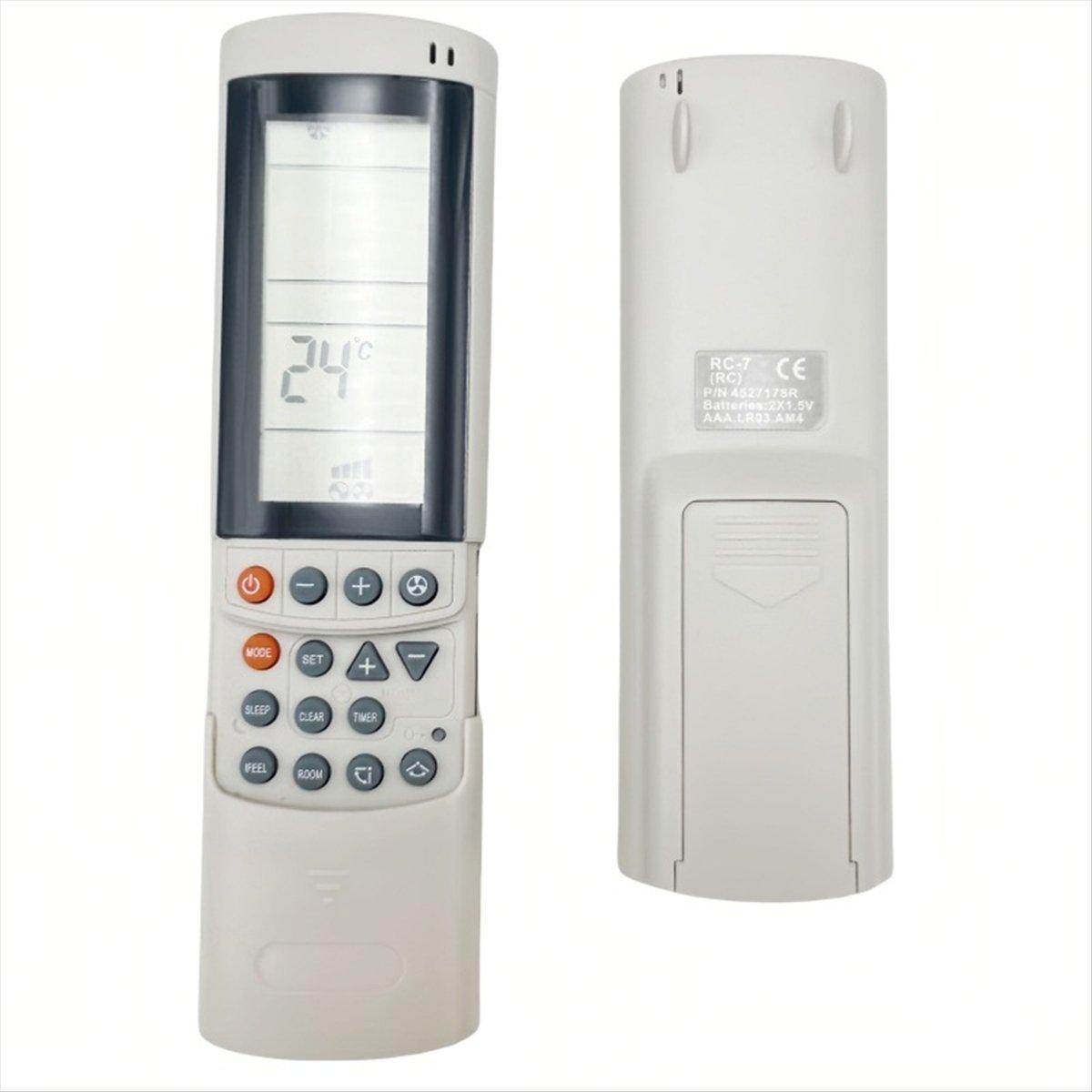 Air Conditioner RC-7 Remote Control Remote Control Replace for , Airwell, Emailair, Air Conditioning China Mainland