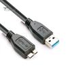 Hochgeschwindigkeits-USB3.0 A auf Micro-B-Kabelstecker für externe Festplatten