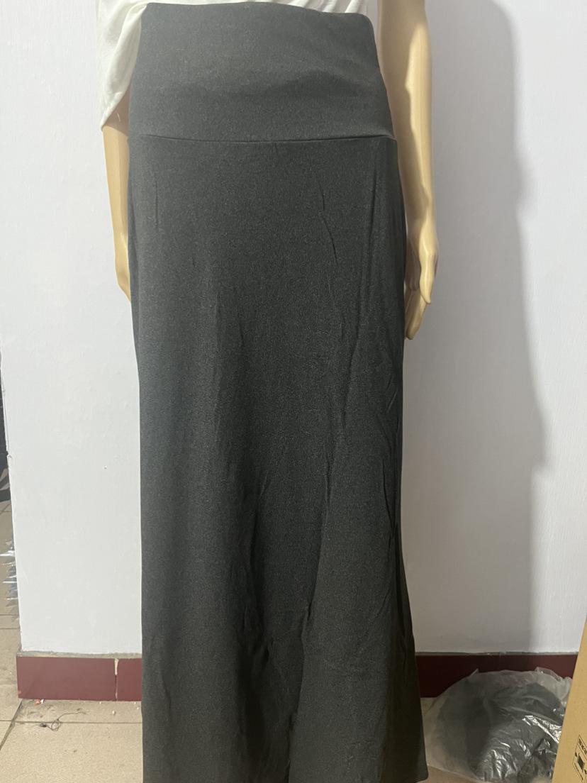 

2023 Женская юбка с высокой талией, облегающая бедра, на все сезоны - Повседневная европейская и американская мода Medium