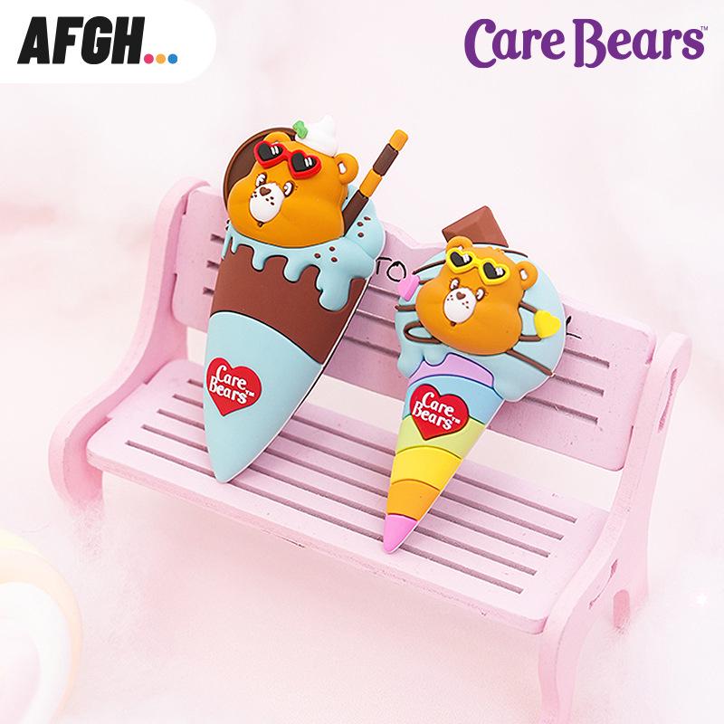 Care Bears Love Bear Ice Cream Fridge Magnet - Cute Cartoon Mint Cookie Design