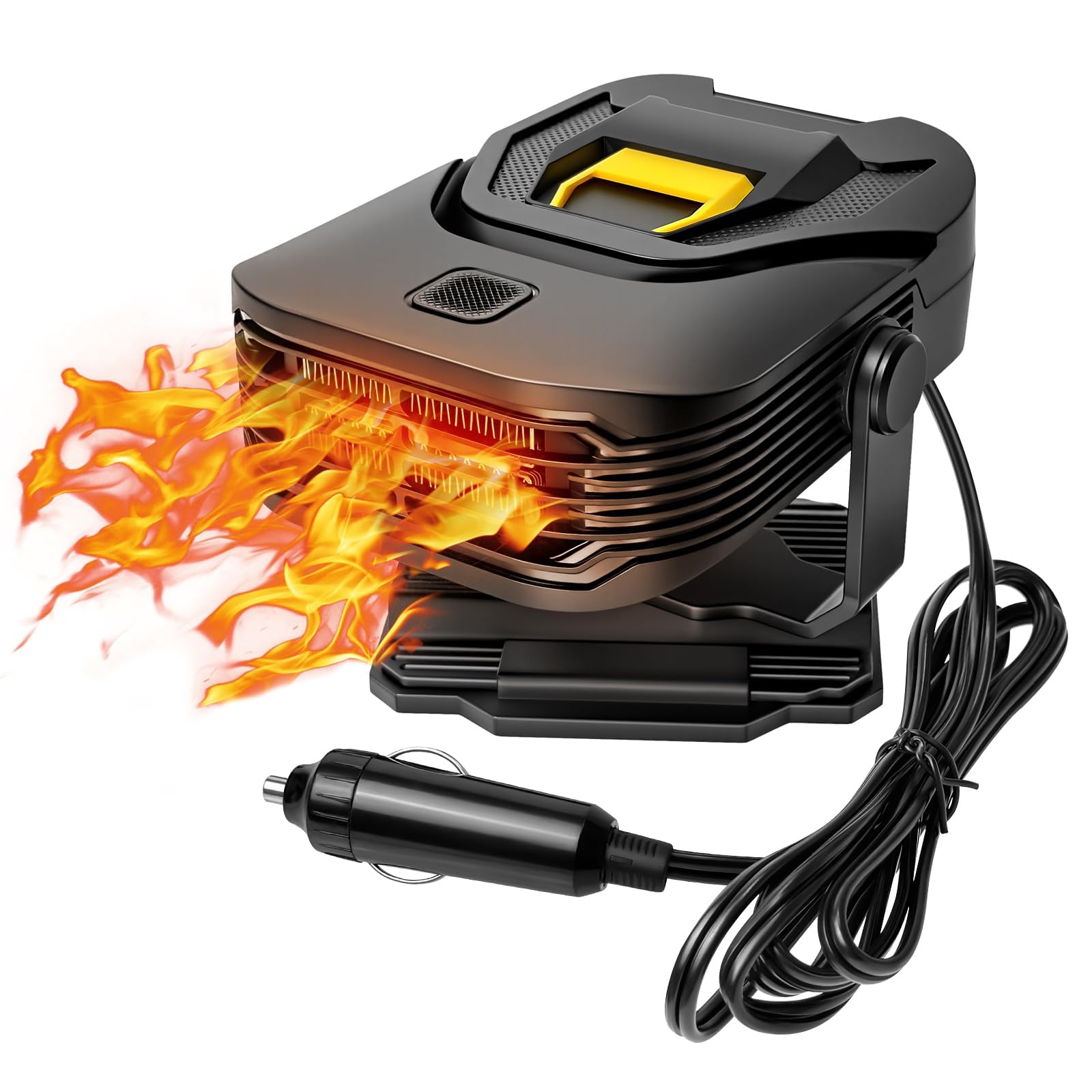 

Car Fan Heater for Cars, Glass Freeze Prevention, For Cooling and Heating, Rapid Heating, жовтий