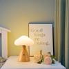 Mushroom LED Night Light Touch Dimming Rechargeable for Bedroom Desk Coffee Bar Decorative Ambient Creative LED Table Lighting