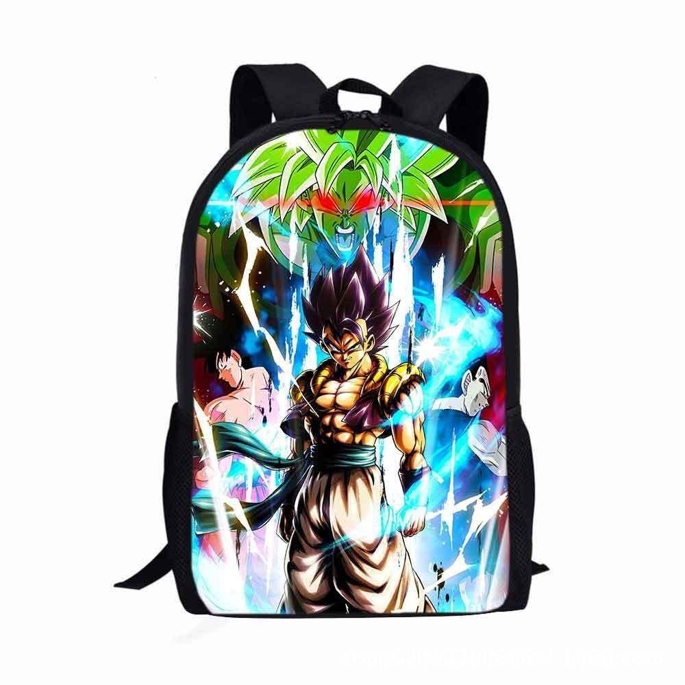 Ball Dragon Anime Cartoon Print Design Kids Backpack Elementary School Backpack