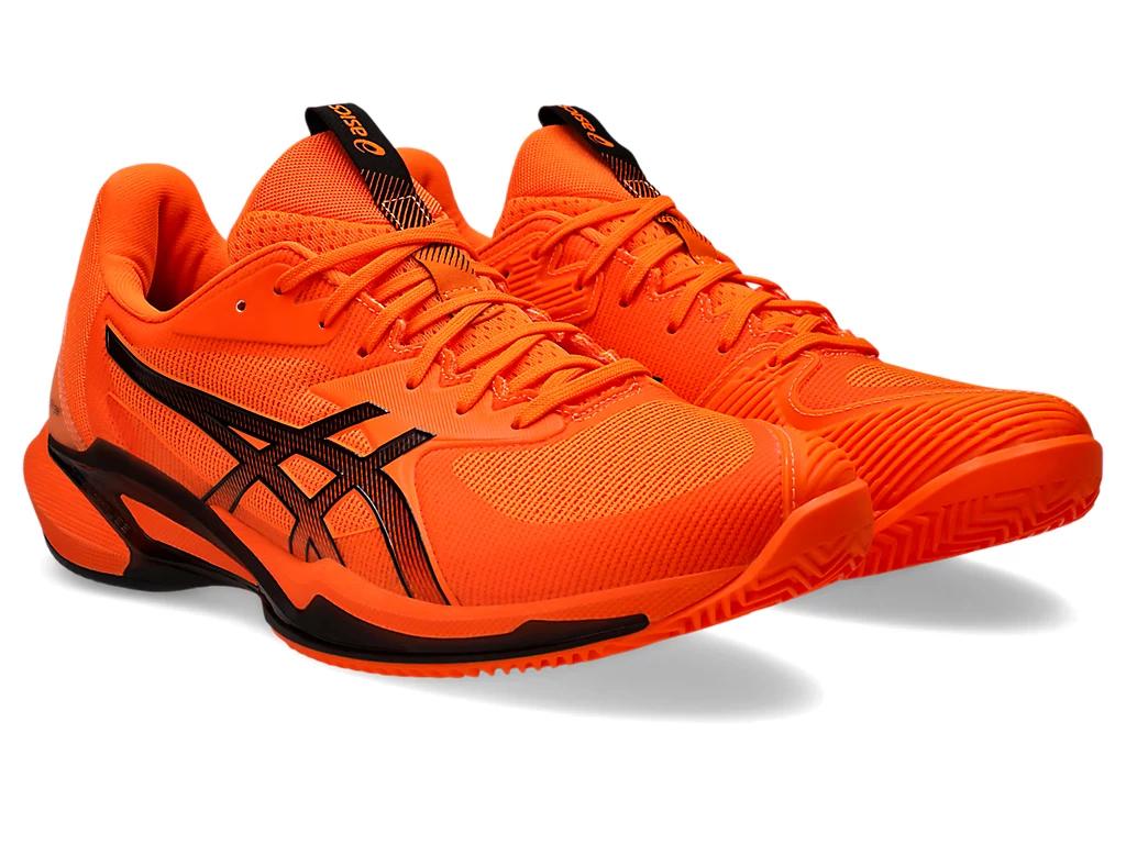 Tennis Shoes Asics Orange/Black Solution Speed FF 3 Clay
