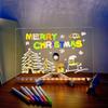 LED Note Board Night Light with 7 Colors Pen Lighted Acrylic Drawing Board Glowing Message Marker Board For Office School Home