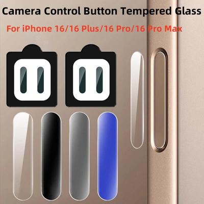 2PCS Seitlich gehärtetes Glas für iPhone 16 Pro Max Kamera-Steuertaste Displayschutzfolie Aufkleberfolie für iPhone16Plus 16 Pro Glas
