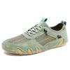 2025 New Summer Men's Casual Sports Shoes Large Size Sewn Leather Mesh Shoes Octopus Men's Shoes