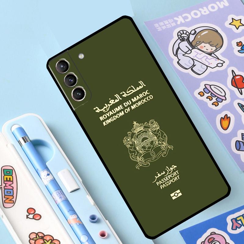 Algerian Russia Serbian Spain Passport Case For Samsung Galaxy S23 S22 Ultra S21 Plus S9 S10 Note 10 20 Ultra S20 S21 FE Cover