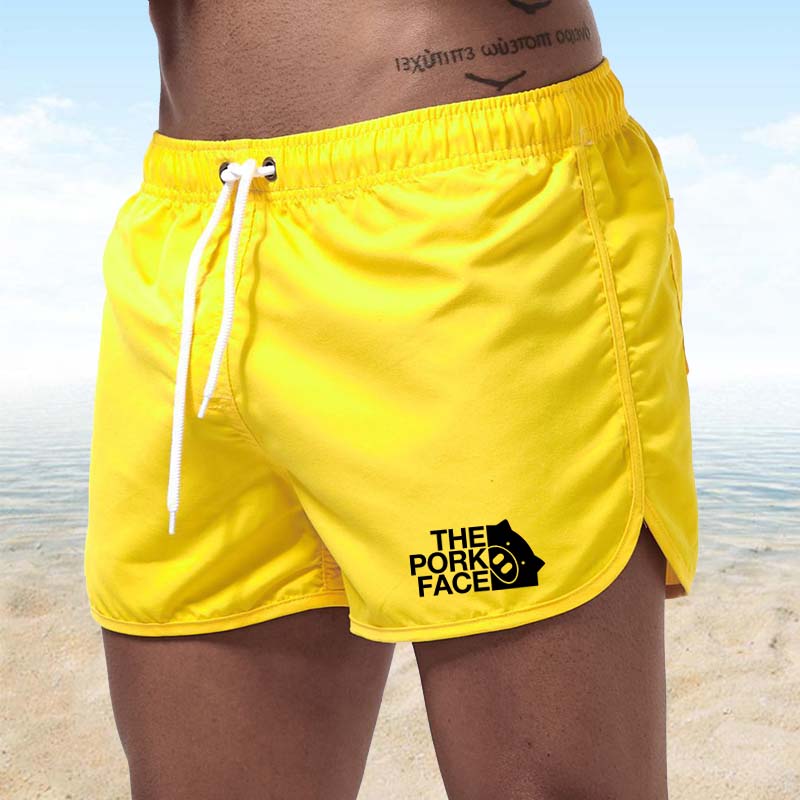 Cheap 2022 Mens Swimwear Brief Quick Dry Beach Shorts Sexy Swimsuit Waterproof Swimming Trunks