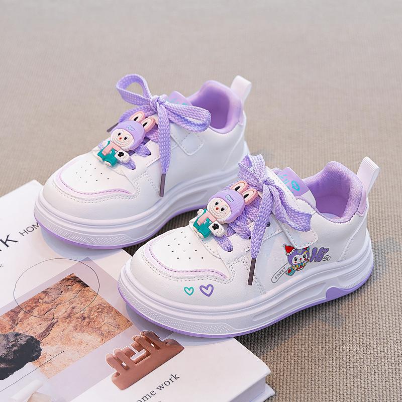 

Girls New Style Sports Shoes, Fashionable Casual Shoes, Versatile Student Shoes 26 фиолетовый