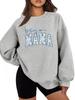 BOY MAMA Floral Spot Women's Thickened Casual Round Neck Long Sleeve Hoodie