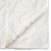 Drap de douche - Ciselle - 70 x 130 cm - 100% coton tencel - Finition jacquard - Blanc