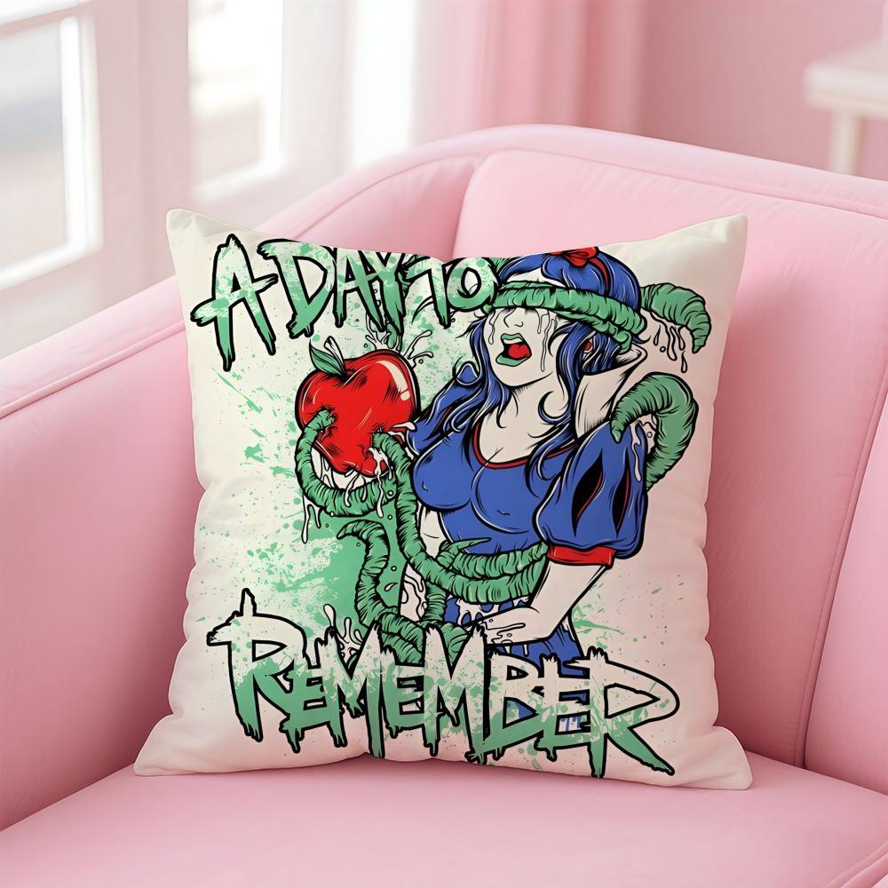 A-A Day to Remember Povlak na polštář Pohodlný oboustranný povlak na polštář Ideální do auta, na pohovku, do ložnice a nejen tam