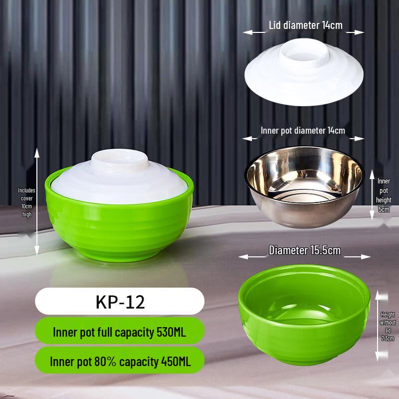 Ruhan Thickened Melamine Soup and Rice Bowl Set