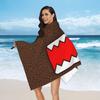 Cute Cartoon Domo Kun Beach Towel Soft Microfiber Quick Dry Absorbent Quick Towels For Bath